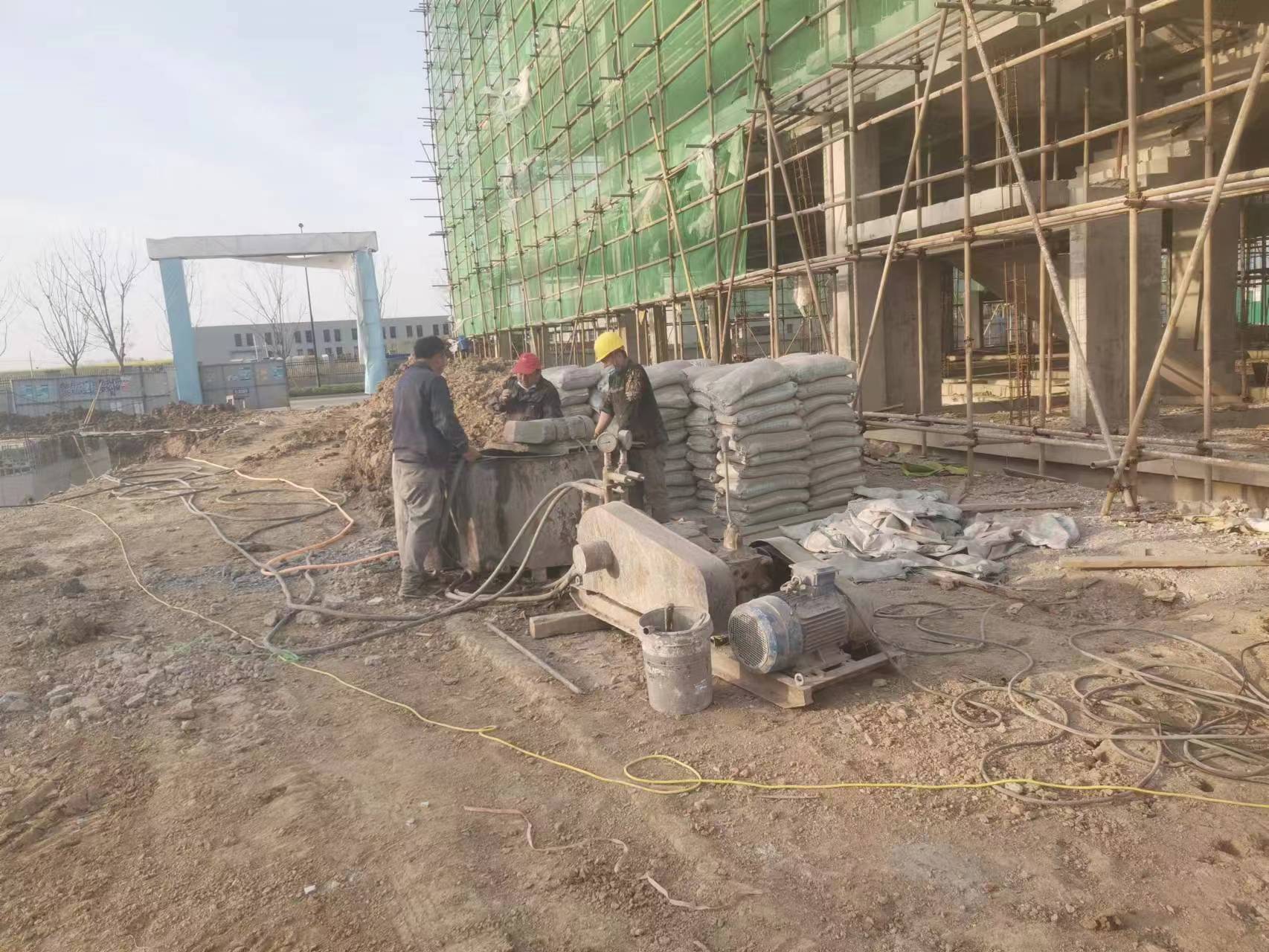 平遥别墅下沉注浆